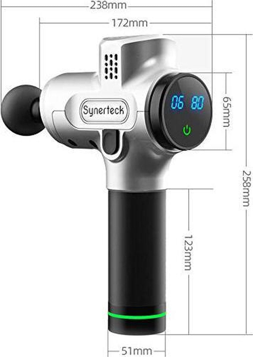 Synerteck- Premium Massage Gun - sport en relax massage