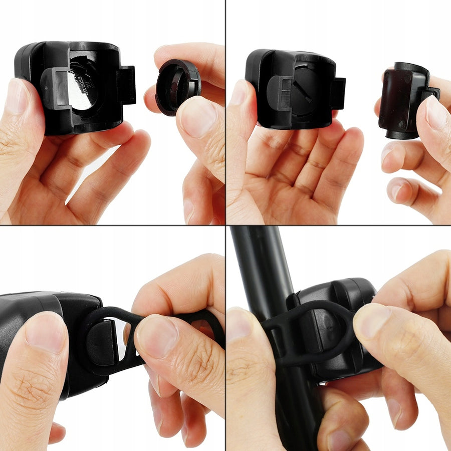 Ariko Elektronische fietsbel - fiets toeter - 130db - 5 geluiden - inclusief batterijen