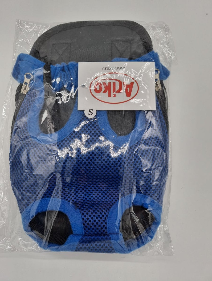 Ariko honden draagzak - rugzak - draagtas - hondenrugzak - hondendraagzak - ook voor uw kat - blauw - S