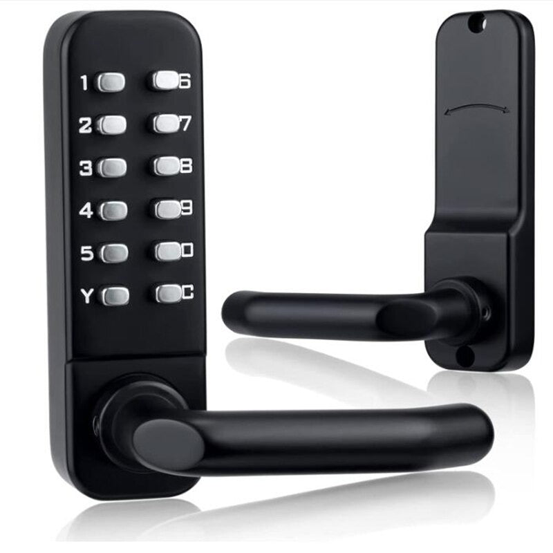 Ariko Code Deurslot met Klink - 1 zijde code - Zwart