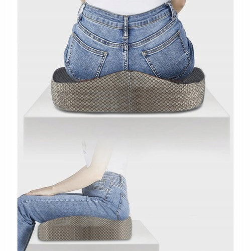 Ariko Zitkussen Orthopedisch & Ergonomisch voor Auto en Bureaustoel - Wigkussen - Stuitkussen - Thuiswerken