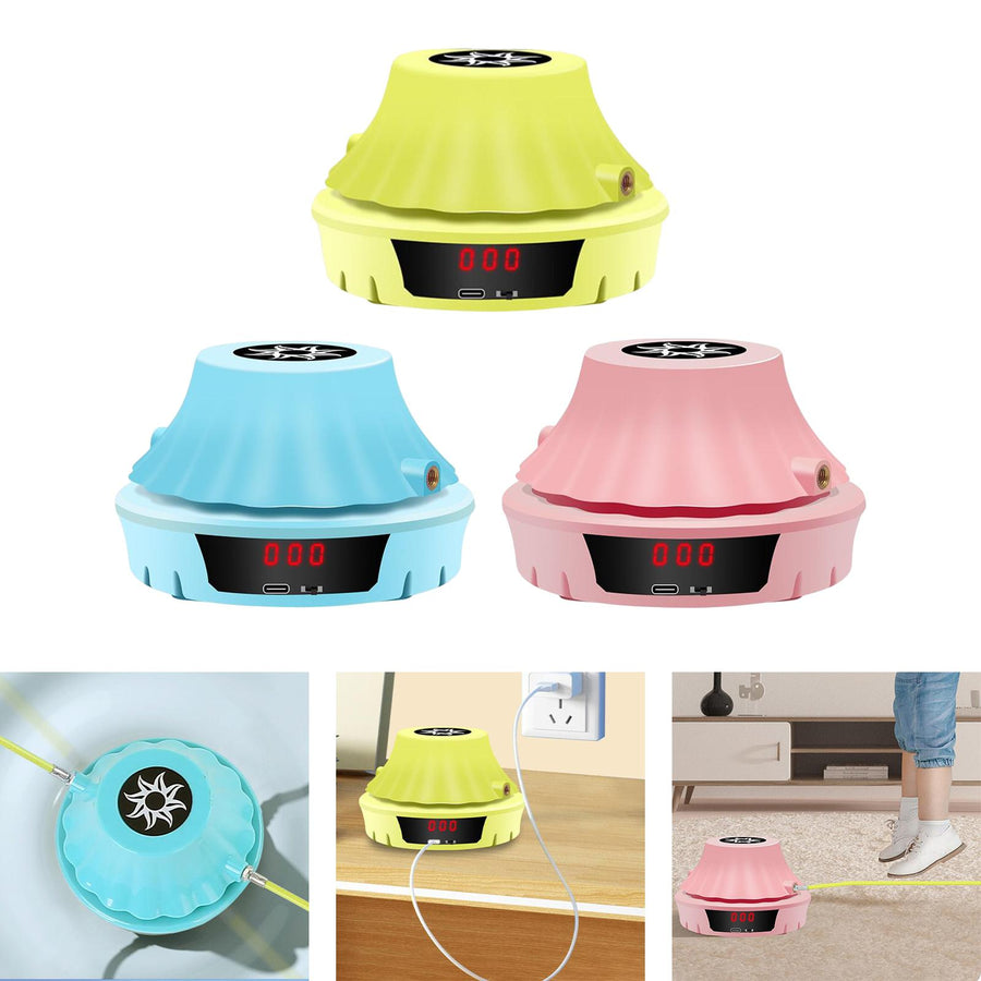 Ariko Touwtje Spring Automaat - 10 Snelheden - Afstandsbediening - Oplaadbaar - LCD Display