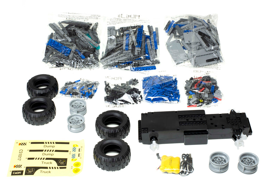 Ariko RC vrachtwagen bouwpakket - 638 stukjes - inclusief gereedschap, batterijen en accu