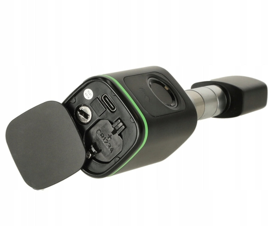 Ariko Elektronische Smart Deurcilinder - App - Vingerprint - Smart Tag - Bluetooth - met noodsleutel - Op Afstand te Openen - 2 x 30mm - 60 mm