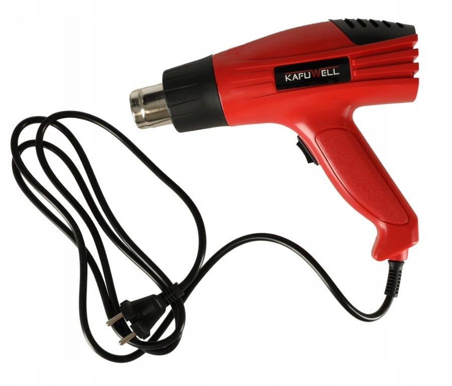 Ariko Hete Luchtpistool / Verfbrander - 1600W Twee Standen - Tot 600 Graden - 4 Opzetstukken