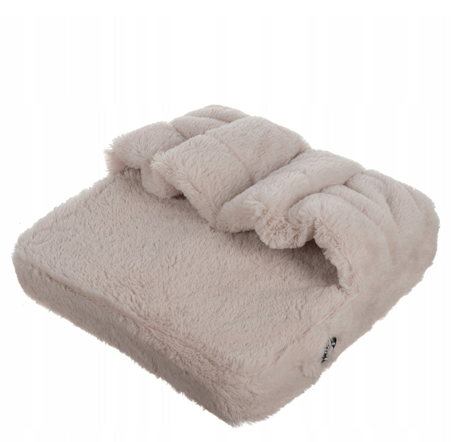 Ariko Voetmassage - Warme Pantoffels - 2 Standen - Werkt Op Batterijen - Grijs