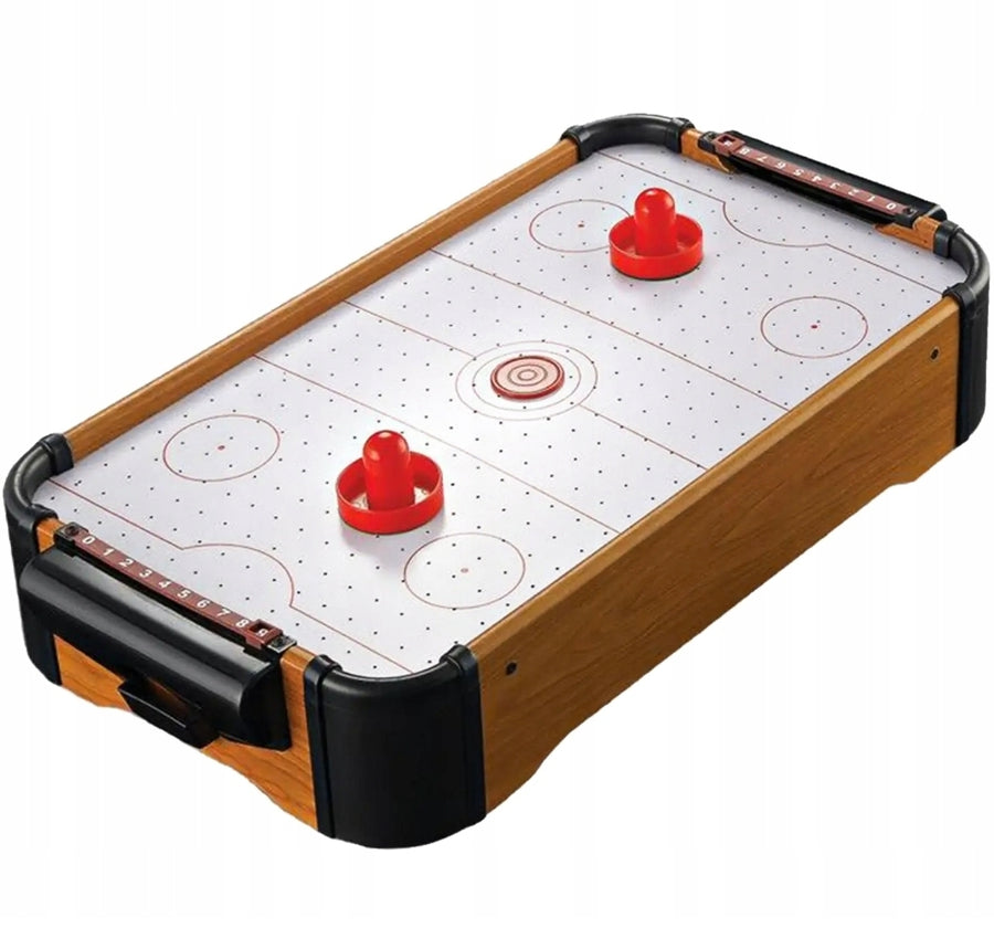 Ariko Airhockey Tafel - Krachtige Luchtventilator - 2 Pucks - 2 Bounchers - Met Scoreboard - Rood