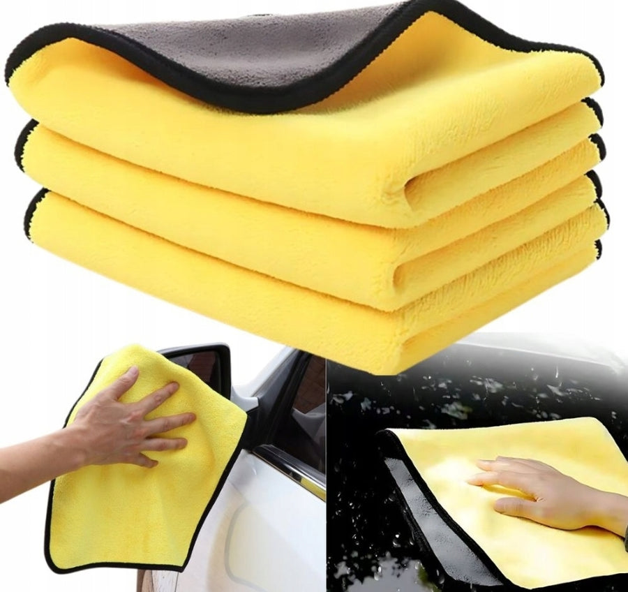 Ariko Microvezeldoek 30 x 30 Cm - Voor Autoruiten - Superzacht - Nat en Droog - Voor Water Stof en Vuil - 3 stuks