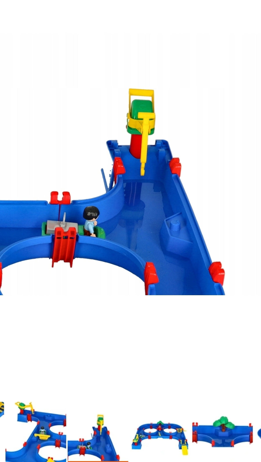 Ariko Waterpark Tuinspeelgoed - Waterbaan - 57-Delig - Met Kraan, Boot, Poppetje En Nog Veel Meer - Multikleurig