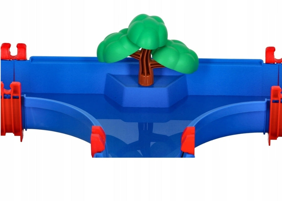 Ariko Waterpark Tuinspeelgoed - Waterbaan - 57-Delig - Met Kraan, Boot, Poppetje En Nog Veel Meer - Multikleurig