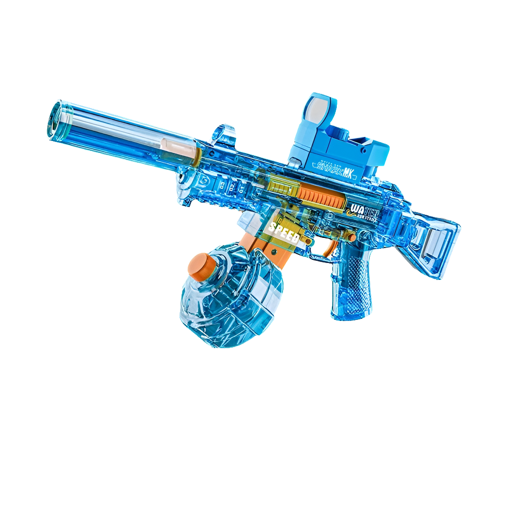 Ariko Elektrisch Waterpistool Met Accu - 10 Meter Bereik - Licht En Geluidseffecten - 350ml Tank - Blauw