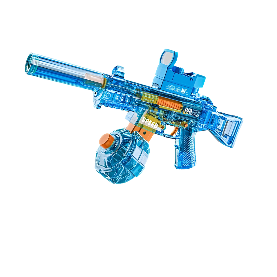 Ariko Elektrisch Waterpistool Met Accu - 10 Meter Bereik - Licht En Geluidseffecten - 350ml Tank - Blauw