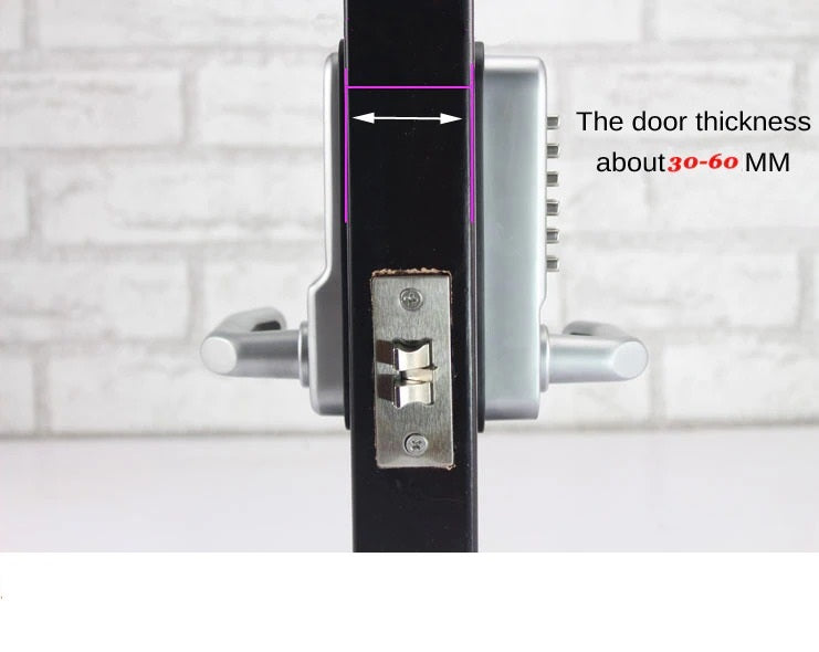 Ariko Code Deurslot met Klink - 1 zijde code - Zwart