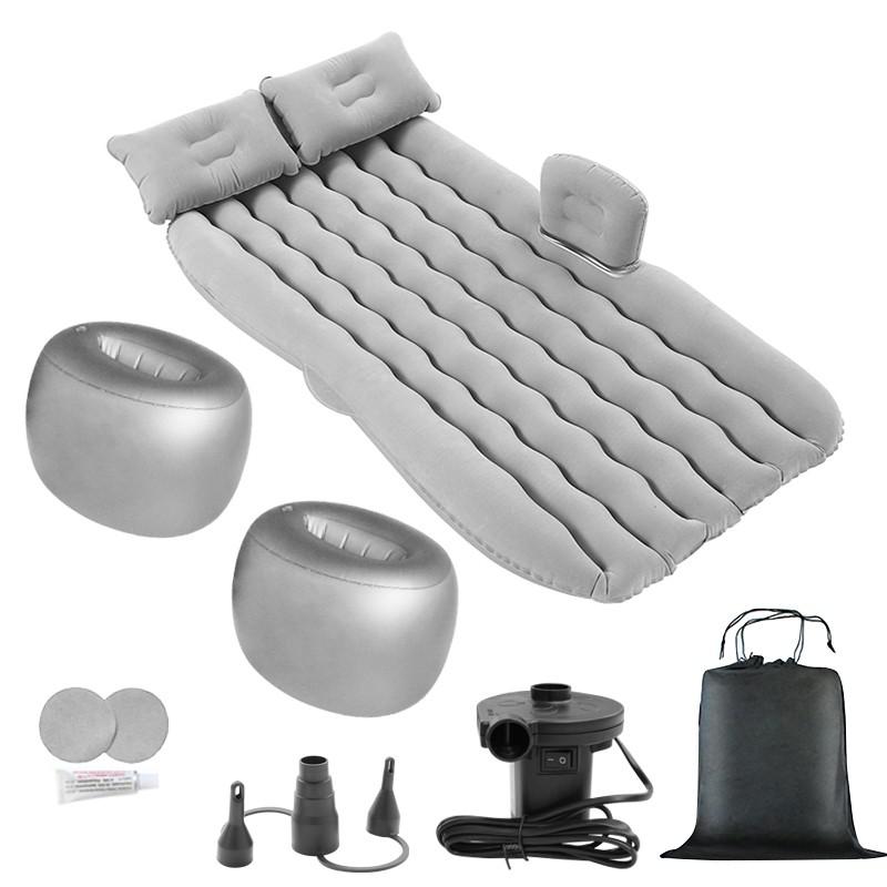 Ariko Comfortabel Auto Luchtbed - Auto Matras - Opblaasbaar - Inclusief Elektrische Luchtpomp en Kussens - Ideaal voor Camping - Transporttas Inbegrepen