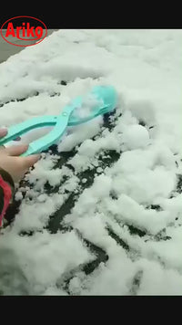 Ariko Stevige Sneeuwballen Maker - extra verstevigde koppeling - Sneeuwballen Tang - Sneeuw Ballenmaker - Winterspeelgoed - Sneeuwspeelgoed- ook geschikt voor zand - Rood