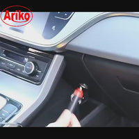 Ariko verwarmde elektrische ijskrabber - voor bevroren en besneeuwde ruiten - 180 graden krabber - extra lang draad 3 meter