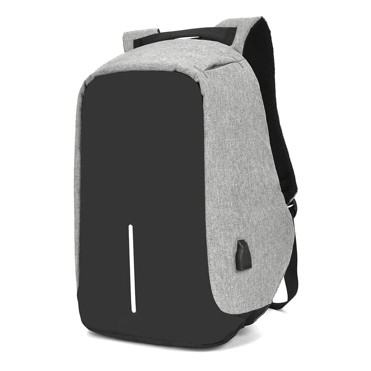 <tc>Ariko</tc> Sac à dos antivol - Sac à dos de voyage - Gris - Sac pour ordinateur portable - Cartable - Incl. cable USB