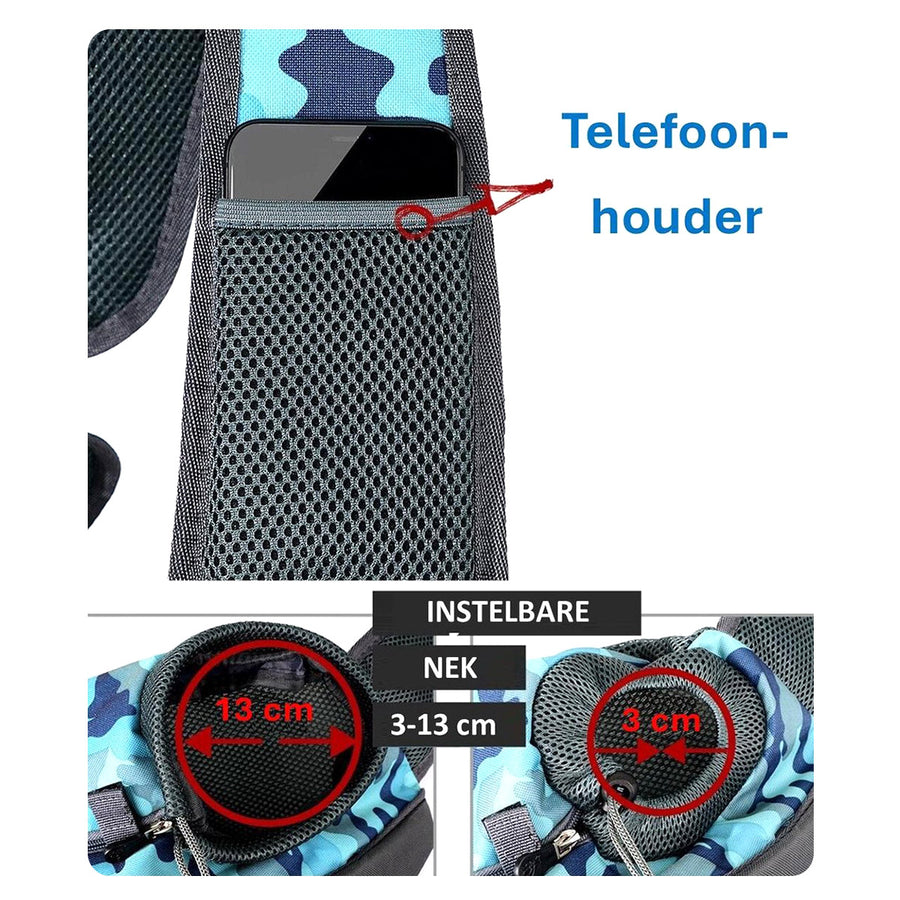 Ariko honden draagzak - rugzak - draagtas - hondenrugzak - hondendraagzak - ook voor uw kat - Roze - S of L