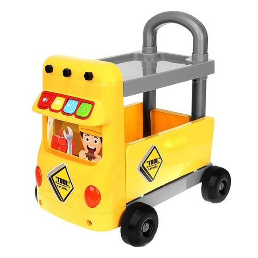 Ariko Wanderlong XXL Tool Cart werkbank trolley met gereedschap | 38 onderdelen | met muziek en geluid | Gereedschapset | Gereedschap | Gereedschap speelgoed | inclusief Philips batterijen