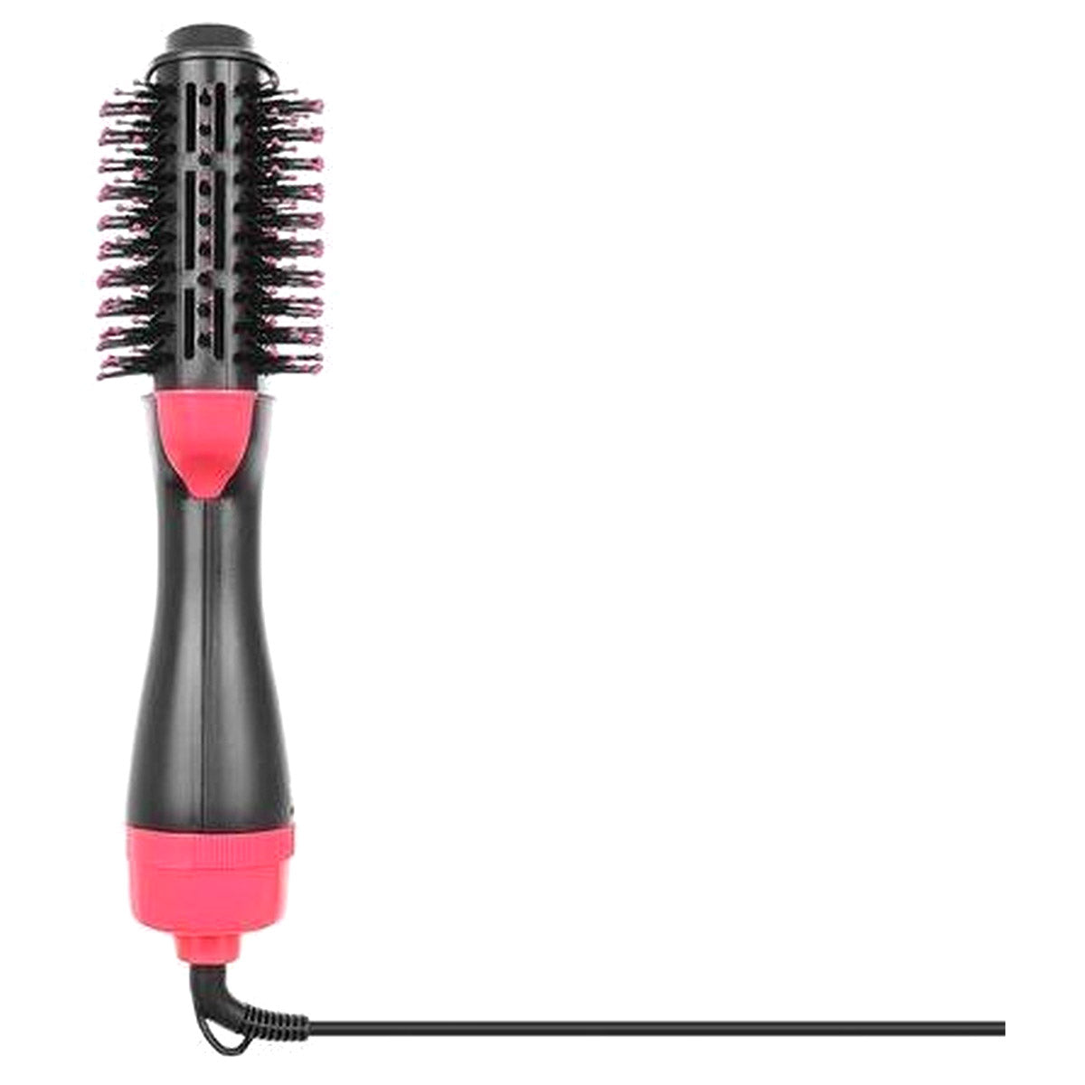 Borstel - Föhn - Föhnborstel - Krulborstel - Haarborstel - Haardroger - Stijlborstel - Magic Brush - Hetelucht Borstel - Haar Styling - Zwart/Roze - Ariko