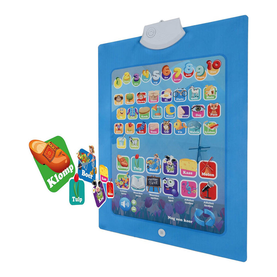 Oefenmat Nederlandse woordjes - 58x42cm - met muziek en geluid - Ariko