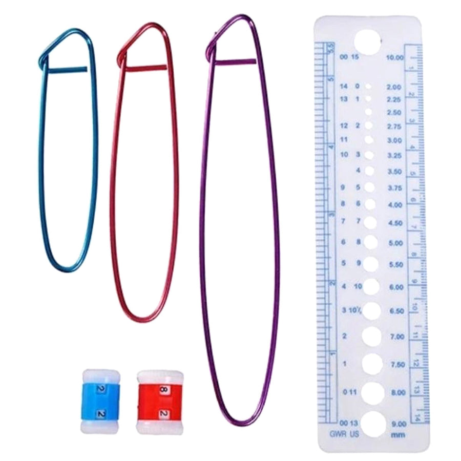 Ariko Haakset XXL Deluxe | 50 delig | in Etui | Ergonomische Haaknaalden set | Breinaald Kit | Anti-slip ergonomische Haaknaaldenset | Haak & Brei accessoires | Paars