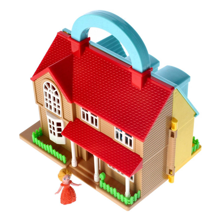 Ariko Luxe villa poppenhuis - Opvouwbaar tot koffertje