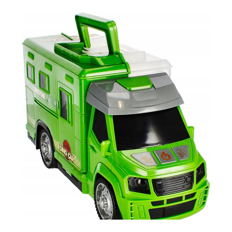 <tc>Ariko</tc> Dino transport truck - with 5 x dinosaurs - 2 x Dinosaurus egg - Various decoration - Including batteries