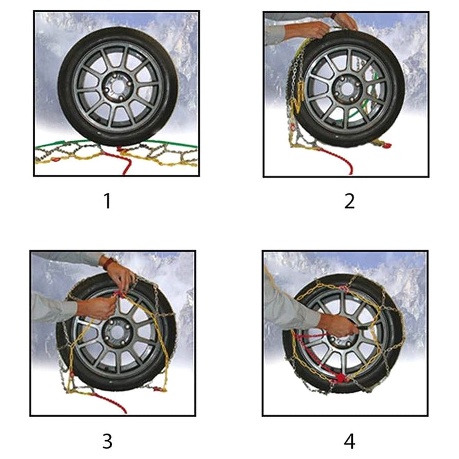 Sneeuwkettingen Auto SUV Dodge Ram 1500 275/60r20 – set á 2 stuks (16mm) - Ariko