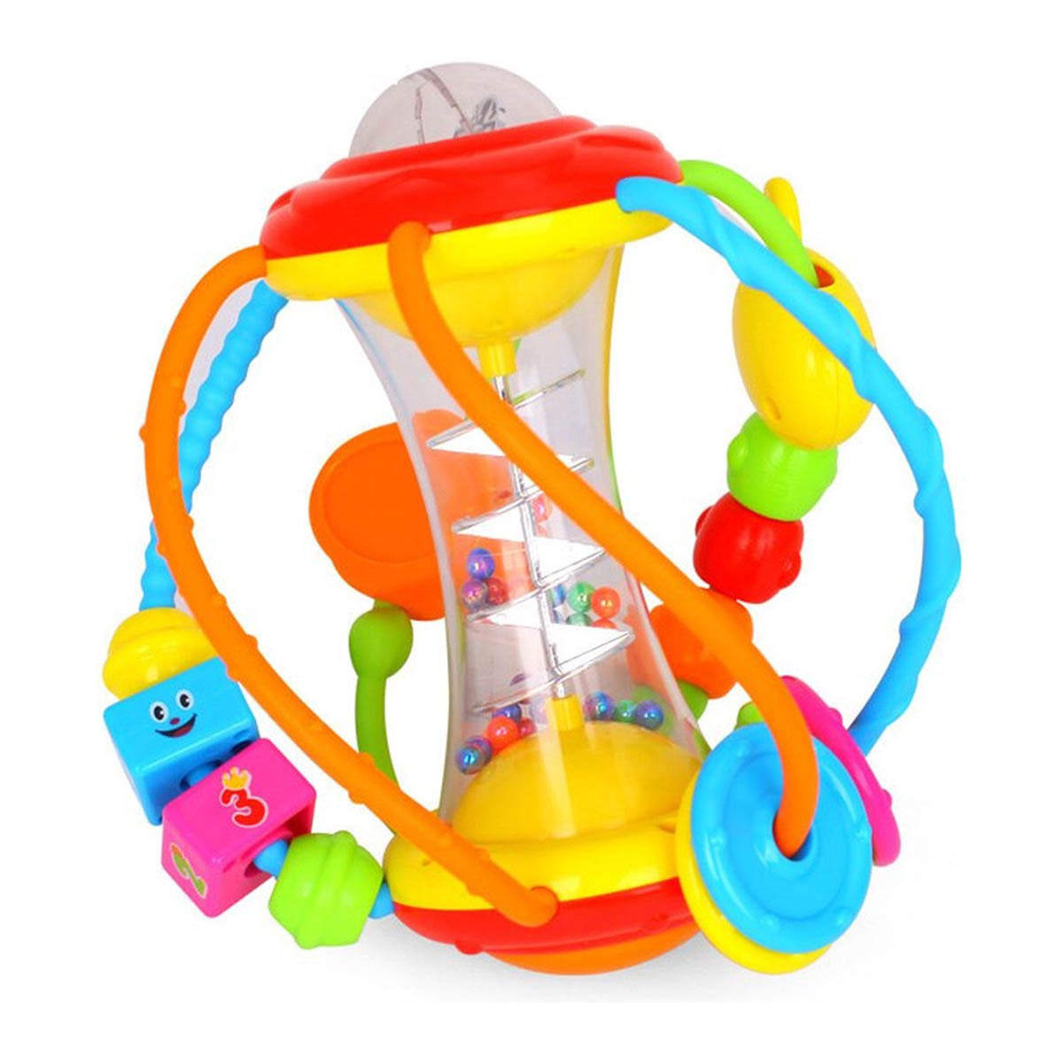 Ariko XL Baby Rammelaar - Ontwikkelingsspeelgoed - Multifunctioneel - Kleurrijk - Educatief