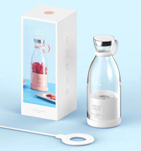 Thumbnail for <tc>Ariko</tc> Portable Blender - Mini blender for on the go - smoothie mixer - Baby food - Fresh Juices - 350ml - Magnetic USB charger - White