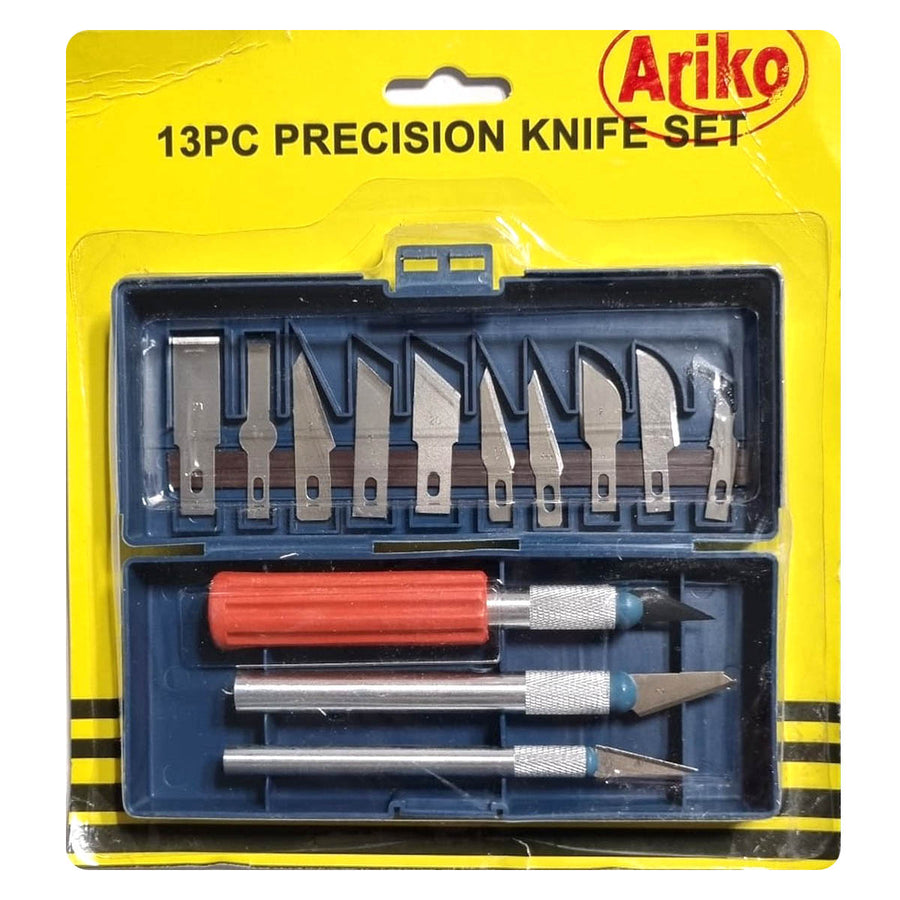 Ariko AKN3305 16-delige Precisie-knutsel Messen Set Gereedschap - Scalpelmes - Penmes - Hobbymes - Snijmes - Chirurgisch mes - Precisie mes