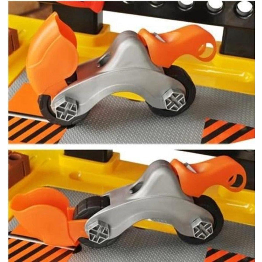 Ariko Uitgebreide speelgoed werkbank inclusief gereedschap | 65 delig | Werkende boormachine en bankschroef | Schaaf | Schroevendraaier