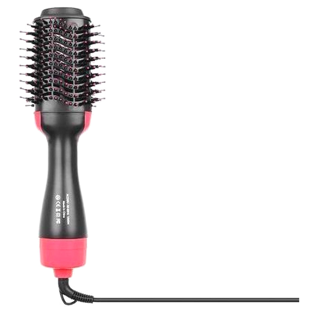 Borstel - Föhn - Föhnborstel - Krulborstel - Haarborstel - Haardroger - Stijlborstel - Magic Brush - Hetelucht Borstel - Haar Styling - Zwart/Roze - Ariko