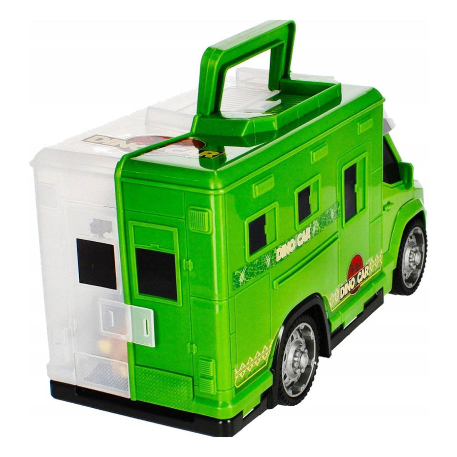 <tc>Ariko</tc> Dino transport truck - with 5 x dinosaurs - 2 x Dinosaurus egg - Various decoration - Including batteries