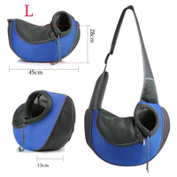 Thumbnail for <tc>Ariko</tc> dog carrier - backpack - carrier bag - dog backpack - dog carrier - also for your cat - Blue - S or L