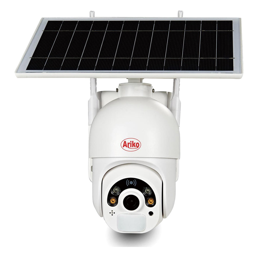 Ariko Beweegbare PTZ Camera 2mp met Zonnepaneel en 4G - met audio - Persoon volger - Nederlandse handleiding en ondersteuning