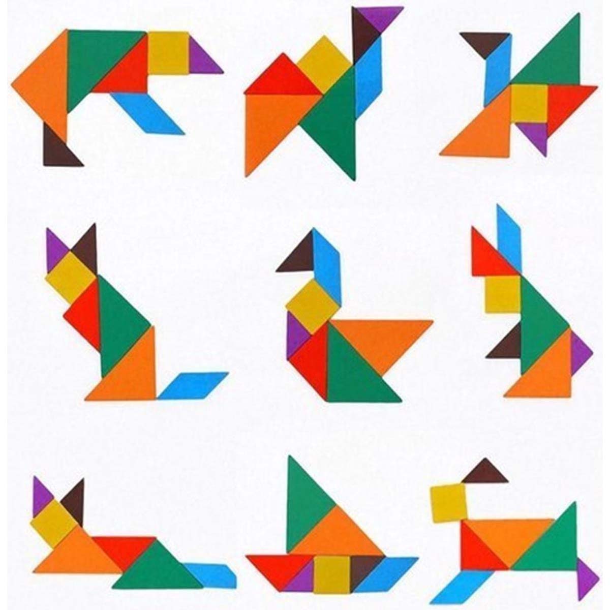 Ariko XL Puzzel | Tangram puzzel | Russian block puzzel | Houten puzzel | Tetris | Kinderpuzzel | Tetris puzzel | Houten speelgoed | 3 in 1