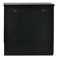 Thumbnail for <tc>Ariko</tc> wall letterbox - stainless steel - anthracite black - with newspaper roll - matte black - up to 8 newspapers
