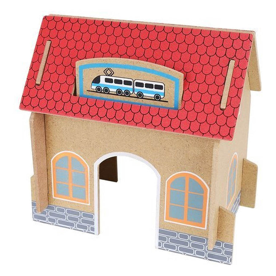 Houten Speelgoed Treinset 89 delig met Elektrische Trein - Treinspeelgoed - Ariko