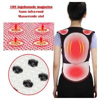 Thumbnail for Ariko Orthopädische XXL Turmalin Infrarot Massage Selbsterwärmend - Magnet - Rückenschmerzen - Rückenschmerzen - Rückenband - Rückenorthese - Inklusive Nackenband - Better Sleep - L-XL