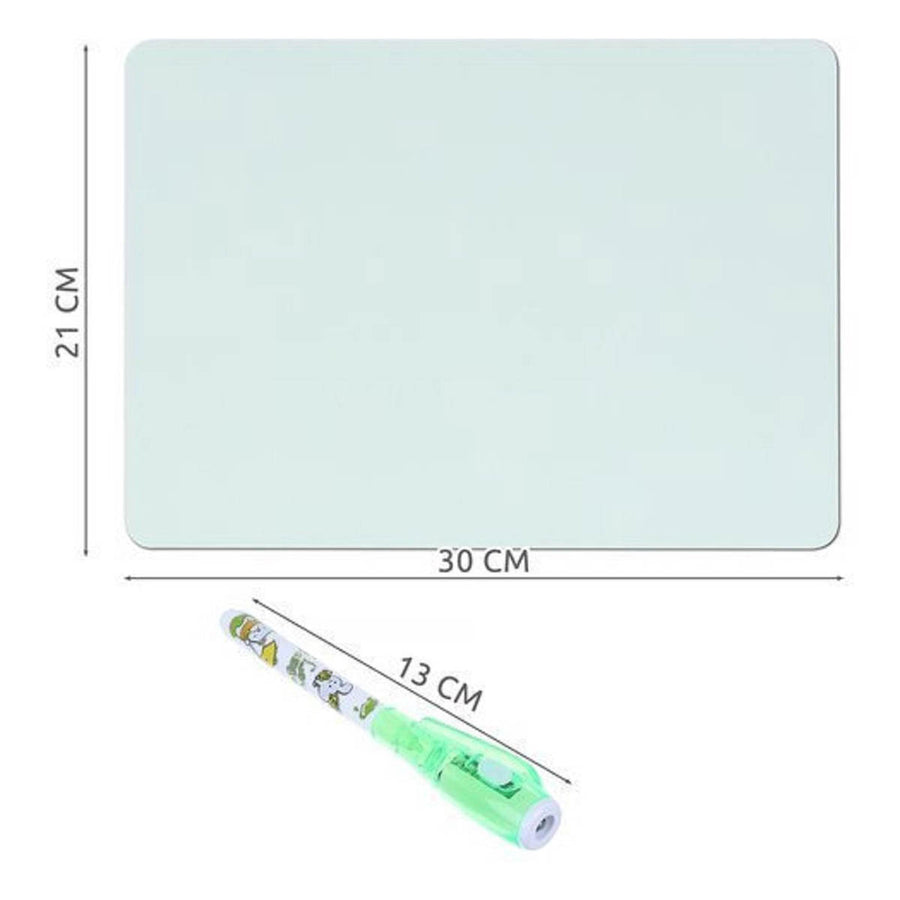 Ariko A4 Lichtgevend Whitebord Tekenbord | Magisch tekenbord kinderen | Tekenen met licht | LED | lichtgevend tekenbord | educatief speelgoed | glow in the dark | lichtpen | tekenen in het donker