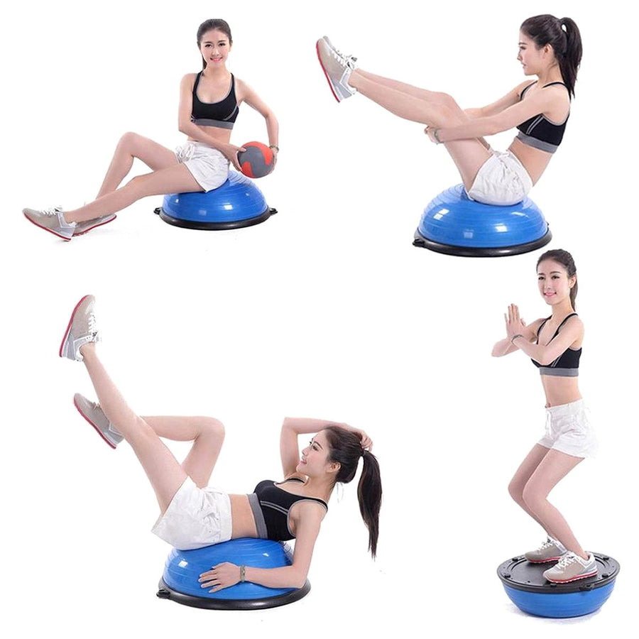 Ariko Professionele Balance Board met Weerstandsbanden - Balanstrainer - Evenwichtsbal - Full body trainer - Inclusief Pomp