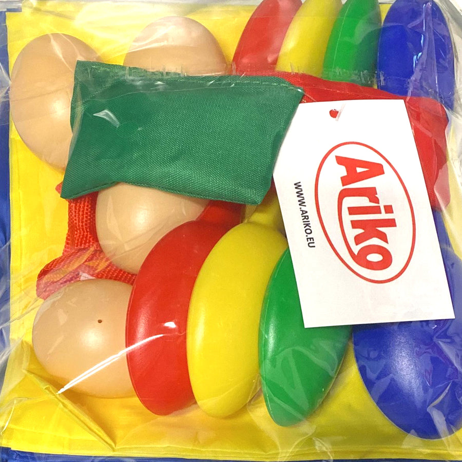 <tc>Ariko</tc>  Sack Race Game Set - Old Dutch Games - Sack Race - 3 Leg Race - Sack Throwing - Egg Run - Fête des enfants