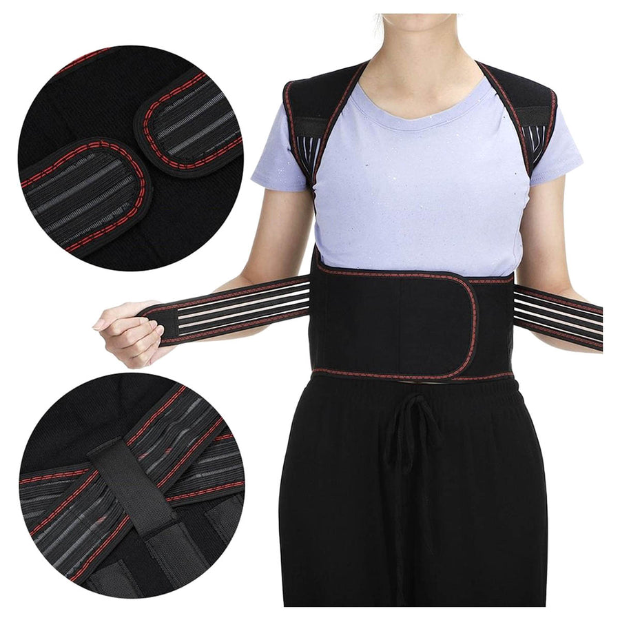 Ariko Orthopedisch XXL Toermalijn Infrarood Massage Zelfwarmend - Magneet - Rugpijn - Rugklachten - Rugband - Rugbrace - Inclusief nekband - Beter Slapen - L-XL