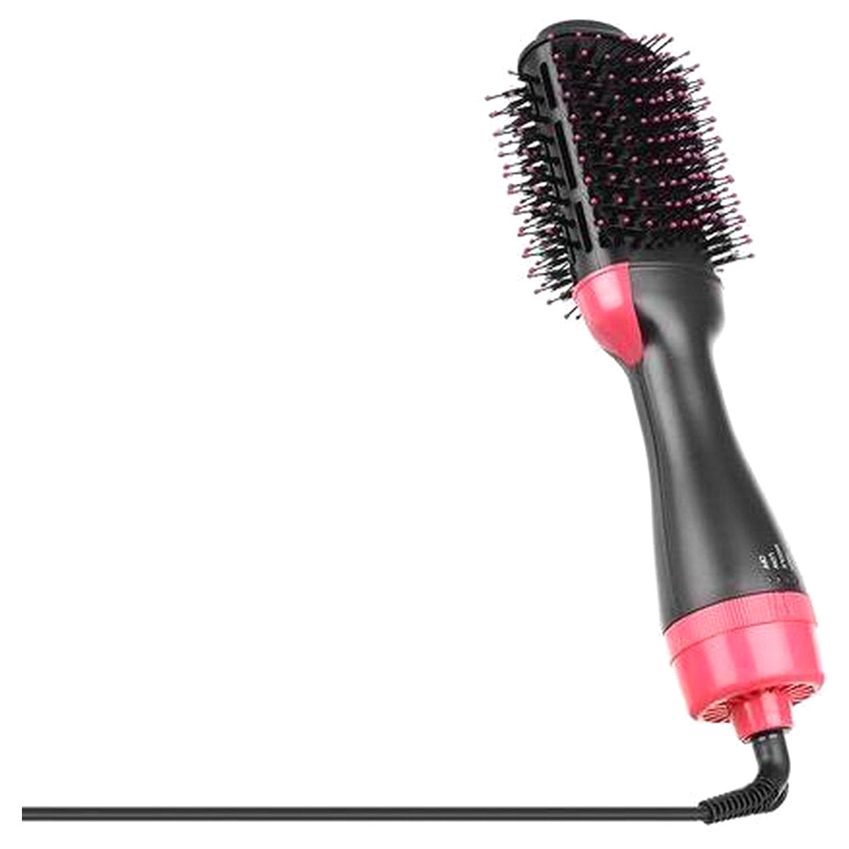 Borstel - Föhn - Föhnborstel - Krulborstel - Haarborstel - Haardroger - Stijlborstel - Magic Brush - Hetelucht Borstel - Haar Styling - Zwart/Roze - Ariko