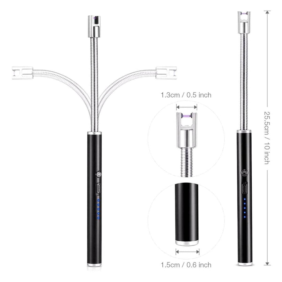 BBQ Aansteker oplaadbaar met usb kabel - Elektrische Keuken Aansteker - Flexibele Aansteker - Blauw - Ariko