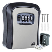Thumbnail for <tc>Ariko</tc> Combination lock Key safe - outside/inside - Wall mounted - Key safe - Key cabinet - Gray
