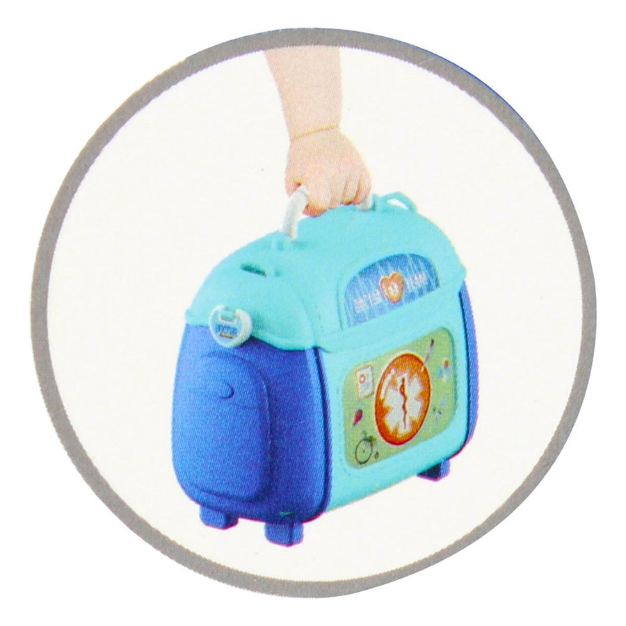 Ariko Speelgoed Koffer Dokter 23 delig - bloedrukmeter, scharen, medicijnen, onderzoekgereedschap en nog veel meer - handige meeneem koffer