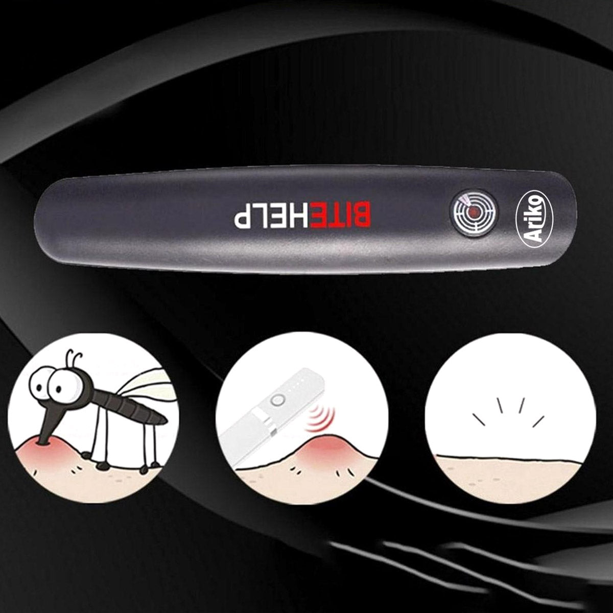 Ariko Bite Help Mückenstich Stift Insektenstich Schmerzlinderung Juckreiz lindern Mückenstift Mückenstich Mückenstich